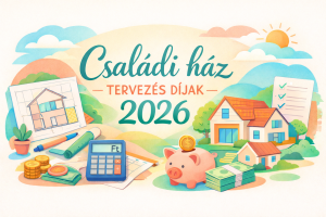 Családi ház tervezés árakhoz készített grafika