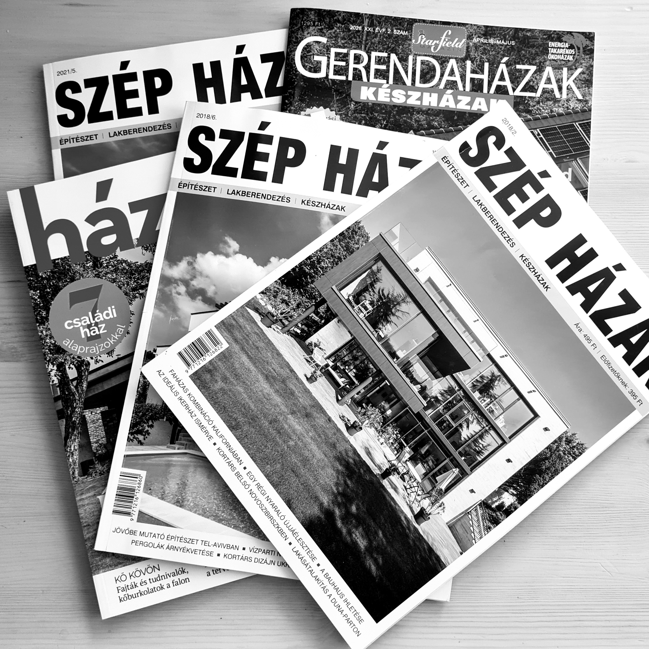 Gortva Építés Stúdió sajtómegjelenéseket ábrázoló nyitókép