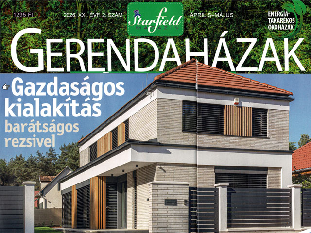 Veresegyházi családi házunk a Gerendaházak Magazinban